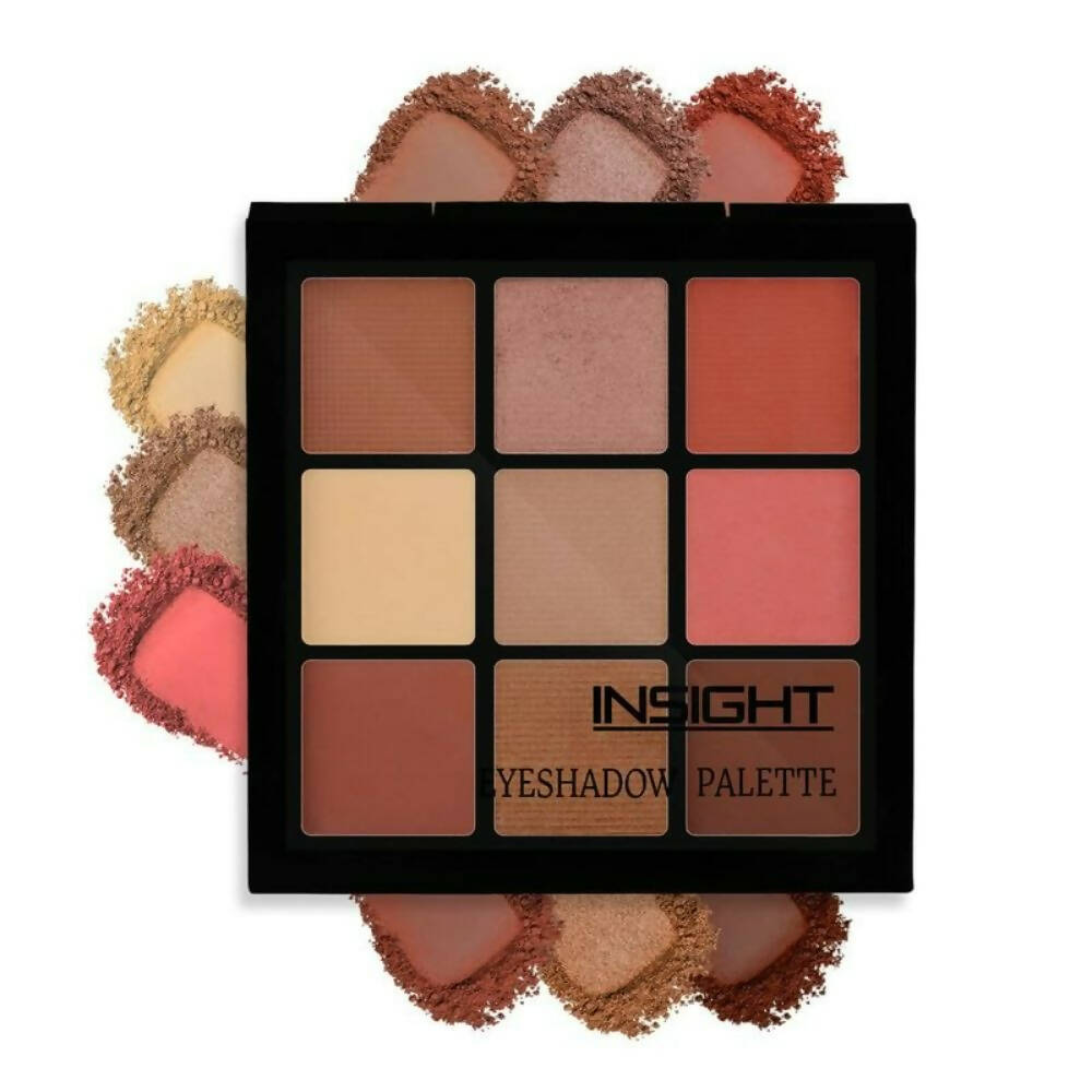 Insight Cosmetics 9 Color Eyeshadow Pallate - Brown