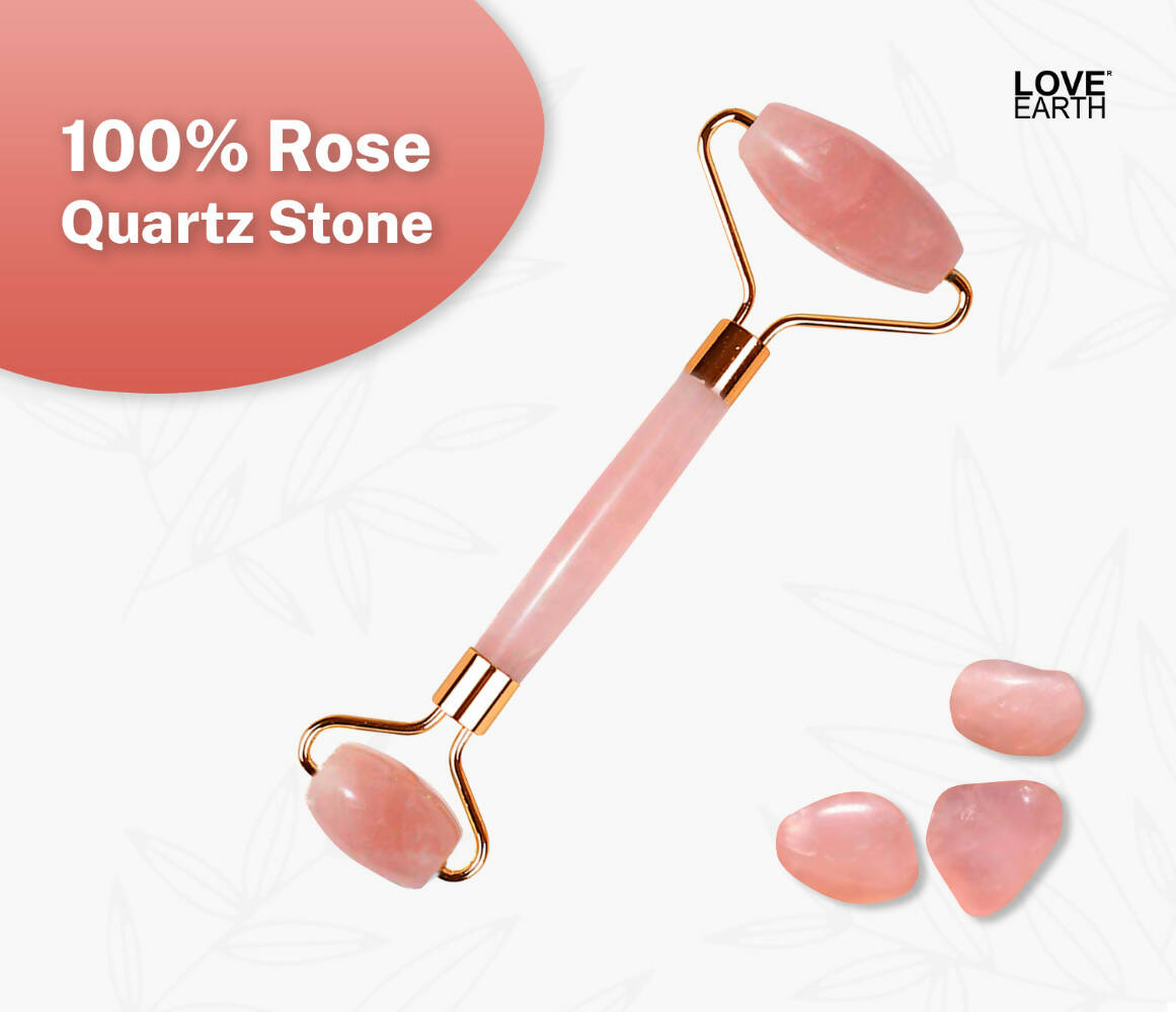 Love Earth Rose Quartz Face Roller