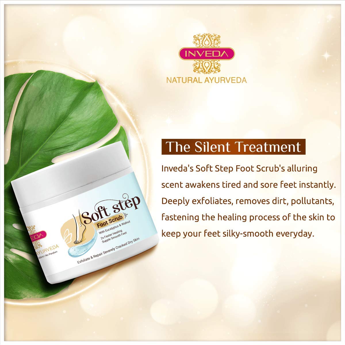 Inveda Soft Step Foot Scrub