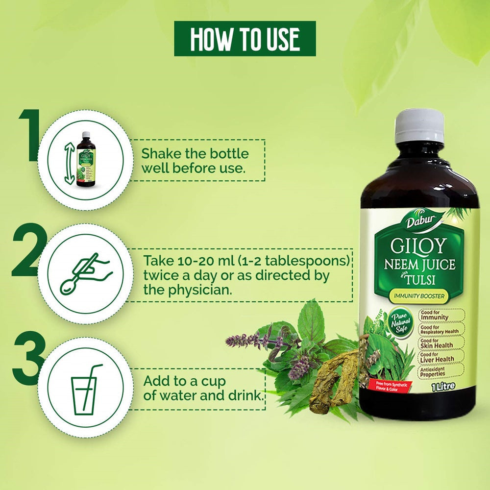 Dabur Giloy Neem Juice with Tulsi