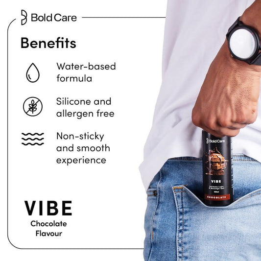 Bold Care Vibe Chocolate Flavor Massage Gel