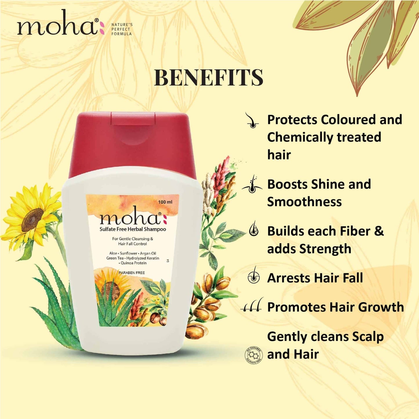 Moha Sulfate-Free Herbal Shampoo