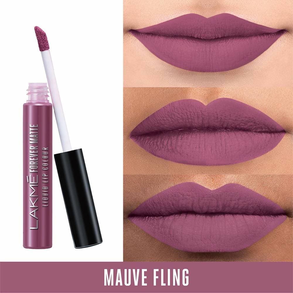 Lakme Forever Matte Liquid Lip Colour - Mauve Fling