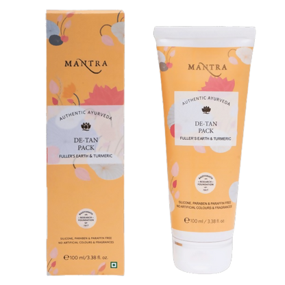 Mantra Herbal De-Tan Pack Fuller's Earth & Turmeric - BUDNEN