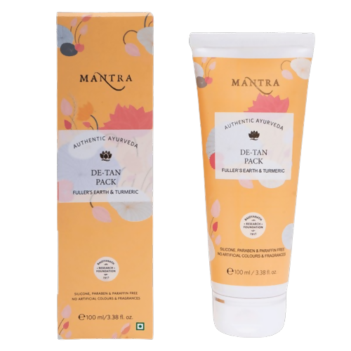 Mantra Herbal De-Tan Pack Fuller's Earth & Turmeric - BUDNEN