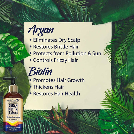 Wishcare Argan Oil Biotin Shampoo