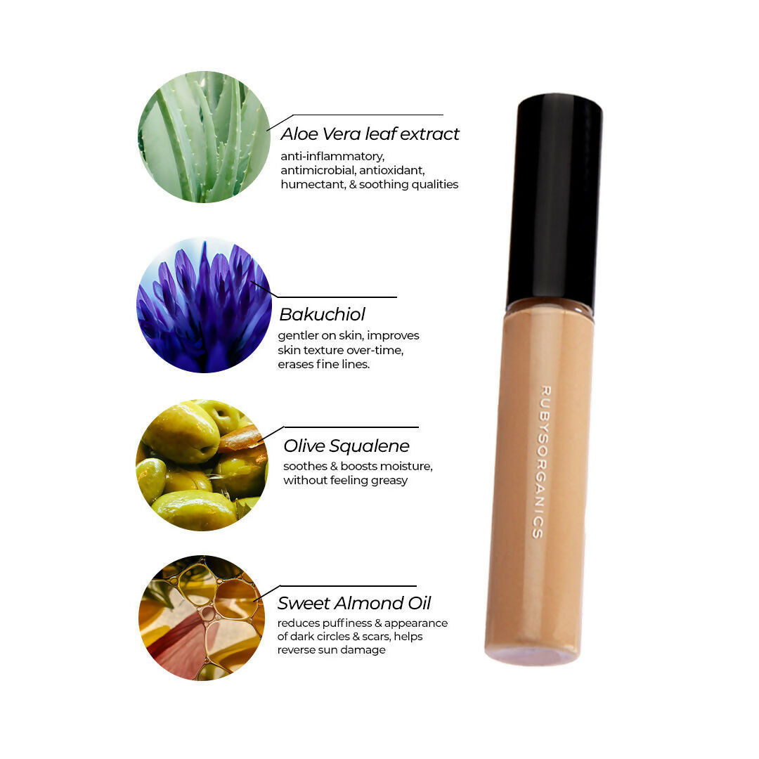 Ruby's Organics Hydra Liquid Concealer - HC 1 (Very Light Skin Tones)