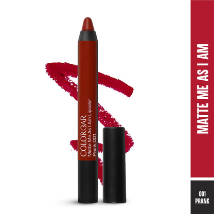 Colorbar Matte Me As I Am Lip Color New Prank-[001]