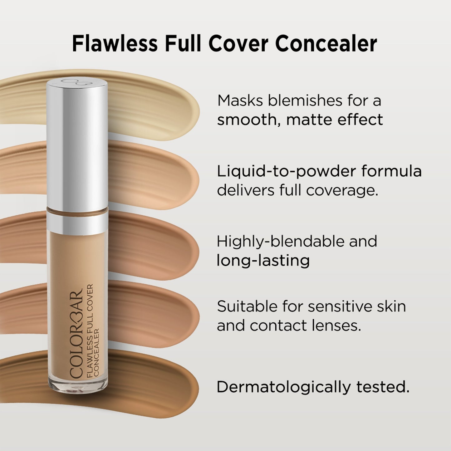 Colorbar Flawless Full Cover Concealer New Chiffon