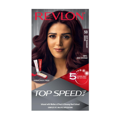 Revlon Top Speed Hair color Women - Deep Mahogany Brown 50