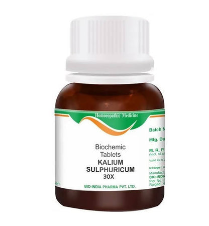 Bio India Homeopathy Kalium Sulphuricum Biochemic Tablets