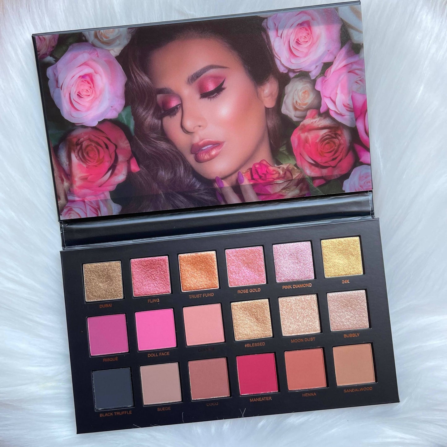 Favon Rose Gold Professional Eyeshadow Palette