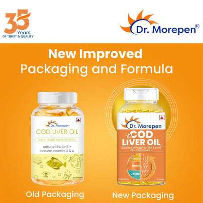 Dr. Morepen Cod Liver Oil Softgels