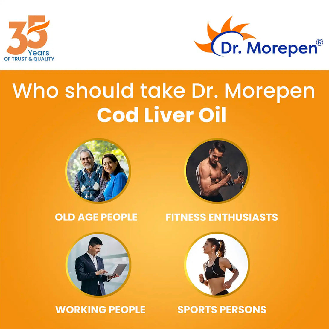 Dr. Morepen Cod Liver Oil Softgels