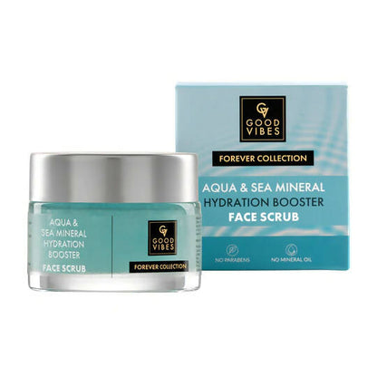 Good Vibes Aqua & Sea Mineral Hydration Booster Face Scrub - BUDNEN