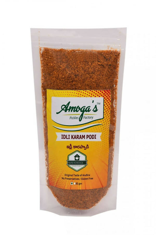 Amoga's Pickles Factory Idli | Dosa Karam Podi Andhra Style -  USA, Australia, Canada 