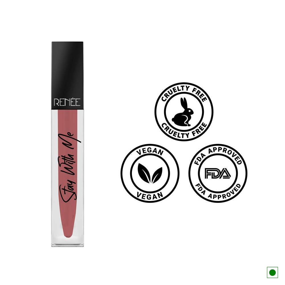 Renee Stay With Me Matte Lip Color Desire For Brown