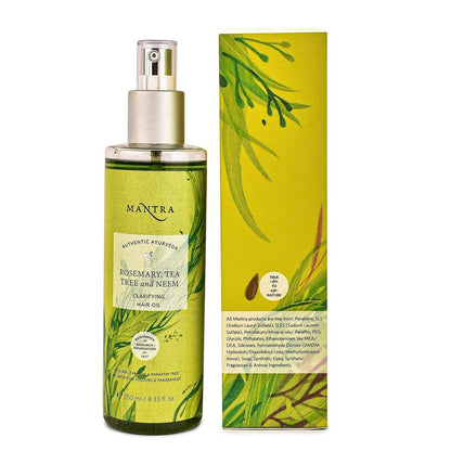 Mantra Herbal Rosemary, Tea Tree and Neem Clarifying Hair Oil