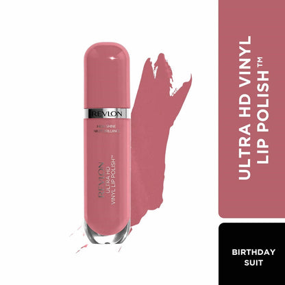 Revlon High Shine Haute Brillance Ultra Hd Vinyl Lip Polish - Birthday Suit