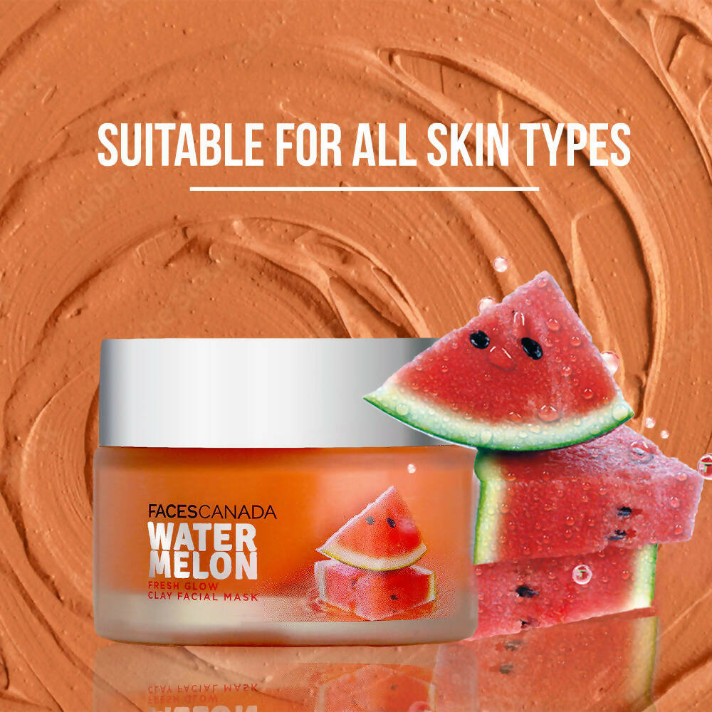 Faces Canada Watermelon Fresh Glow Clay Facial Mask