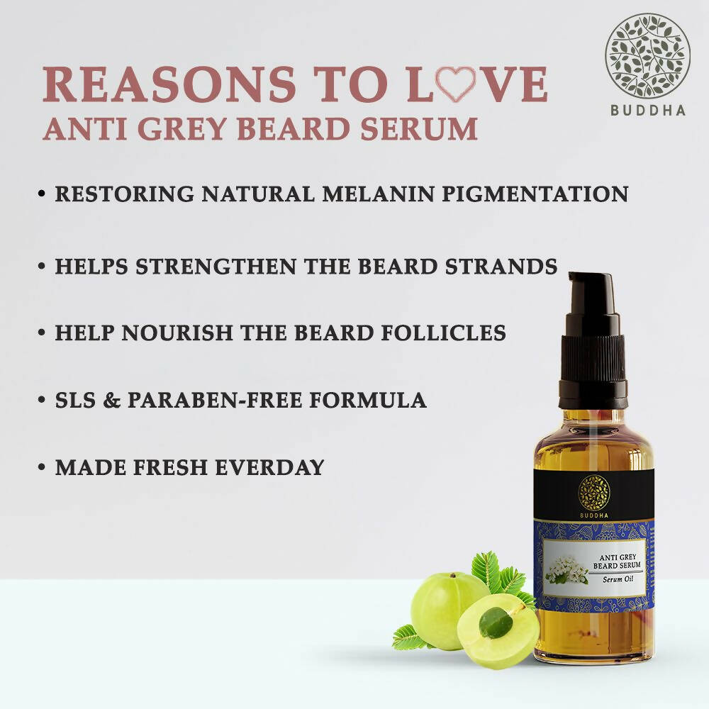 Buddha Natural Anti Grey Beard Serum Oil