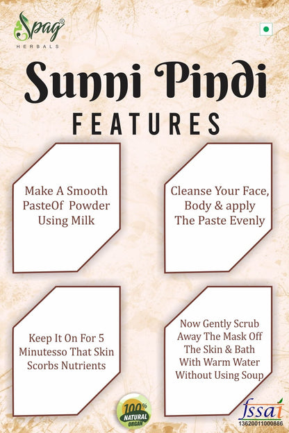 Spag Herbals Premium Sunni Pindi Powder