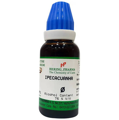 Hering Pharma Ipecacuanha Mother Tincture Q -  usa australia canada 