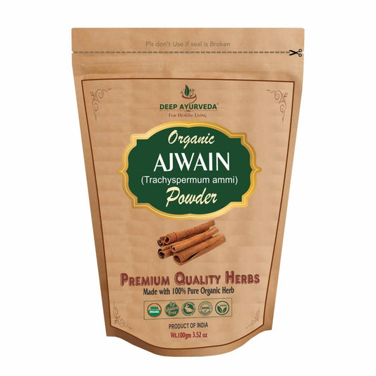 Deep Ayurveda Organic Ajwain Powder - usa canada australia