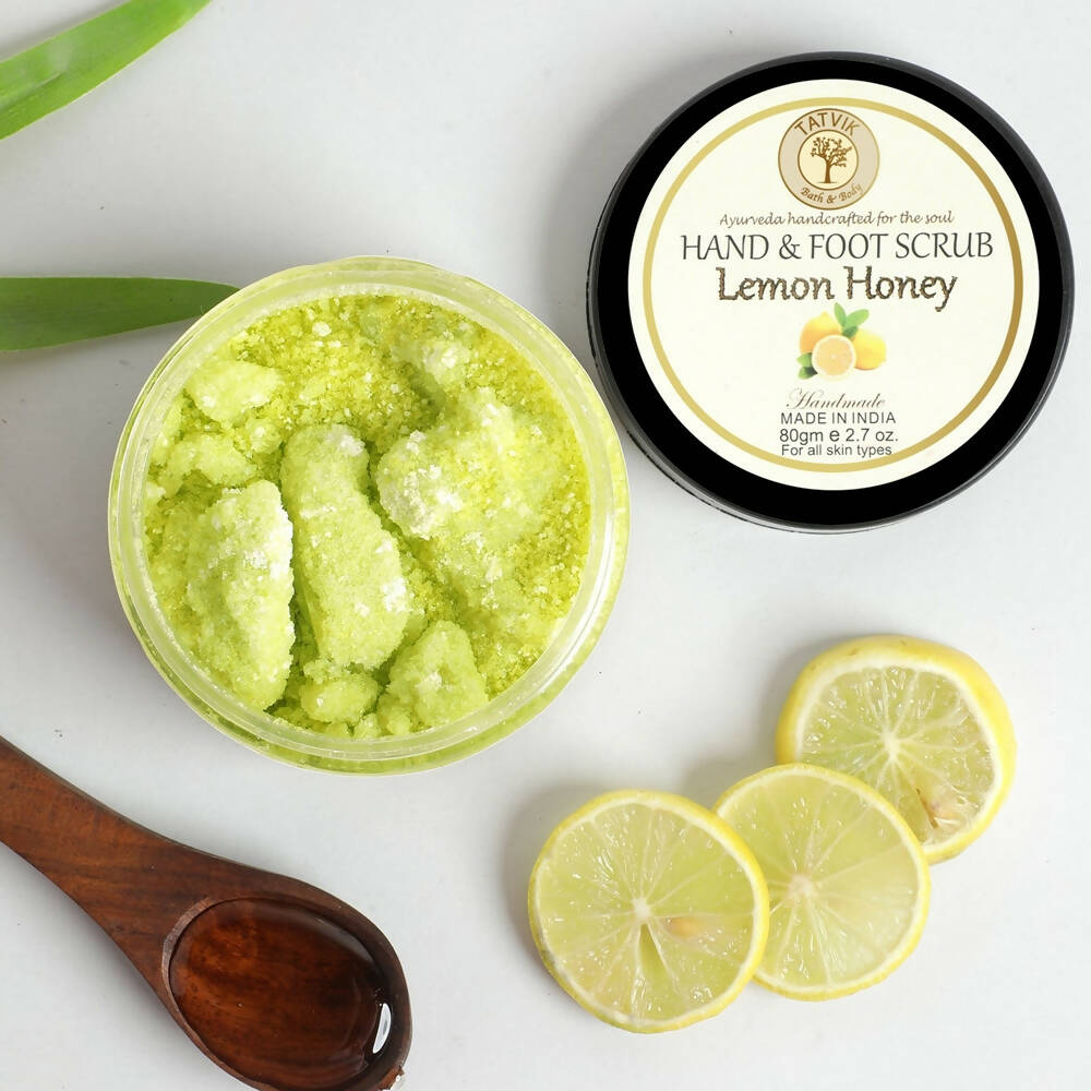 Tatvik Ayurveda Hand & Foot Scrub- Lemon Honey