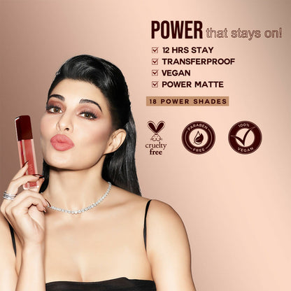 Colorbar Powerkiss Vegan Matte Lipcolor- Tempted