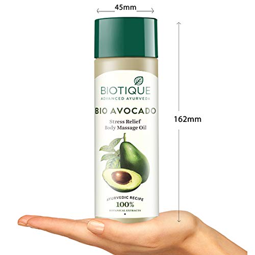 Biotique Advanced Ayurveda Bio Avocado Stress Relief Body Massage Oil