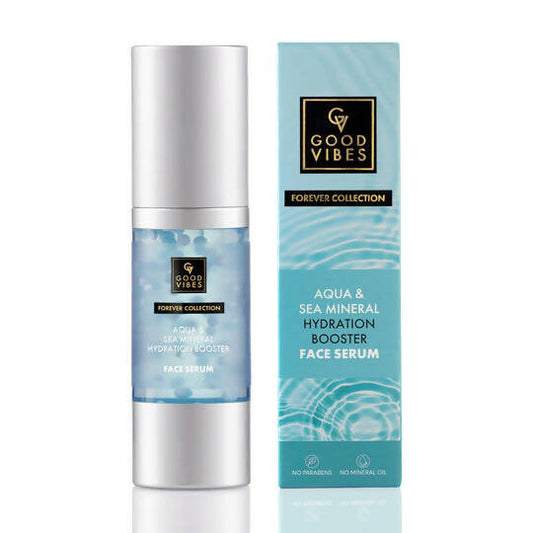 Good Vibes Aqua & Sea Mineral Hydration Booster Face Serum - BUDNEN