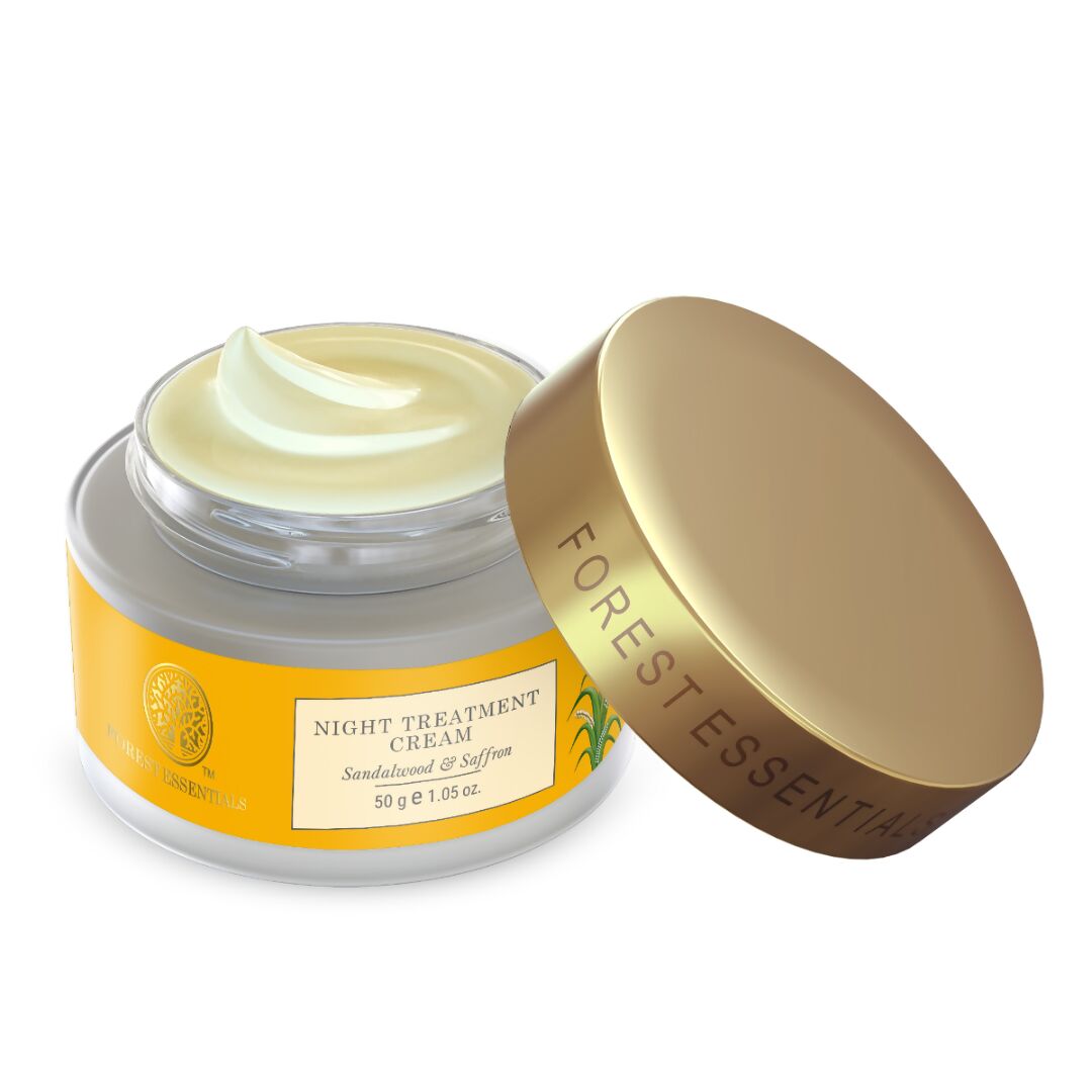 Forest Essentials Night Treatment Cream With Sandalwood & Saffron