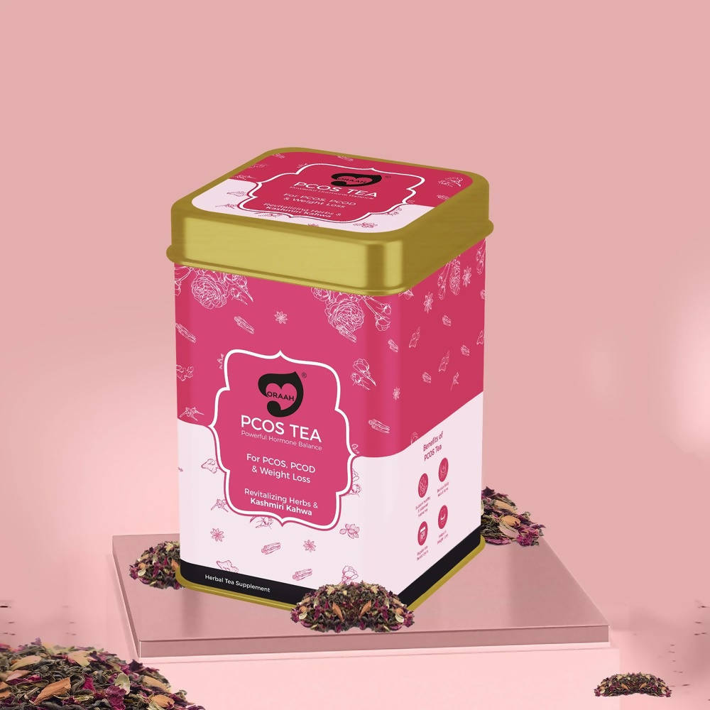 Oraah PCOS PCOD Herbal Tea - Kashmiri Kahwa Flavour