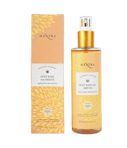 Mantra Herbal Holy Basil and Arjuna Kapha Body Massage Oil - BUDEN