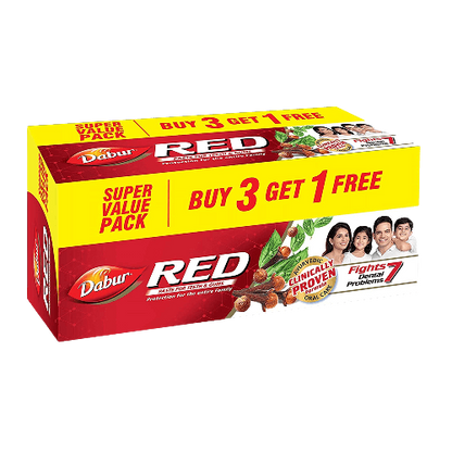 Dabur Red Paste, (Buy 3 Get 1 Free)