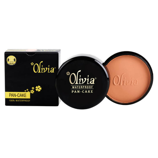 Olivia Waterproof Pan-Cake Foundation - Fresh Peach - BUDNE