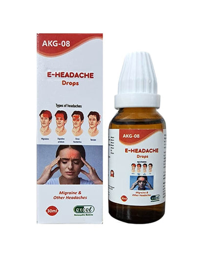 Excel Pharma E-Headache Drops -  usa australia canada 