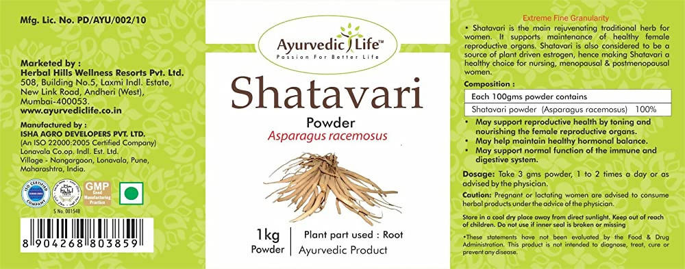 Ayurvedic Life Shatavari Powder