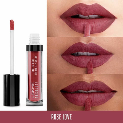 Lakme Absolute Matte Melt Liquid Lip Color - Rose Love