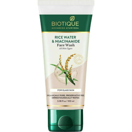 Biotique Advanced Ayurveda Rice Water & Niacinamide Gel Face Wash -  buy in usa 