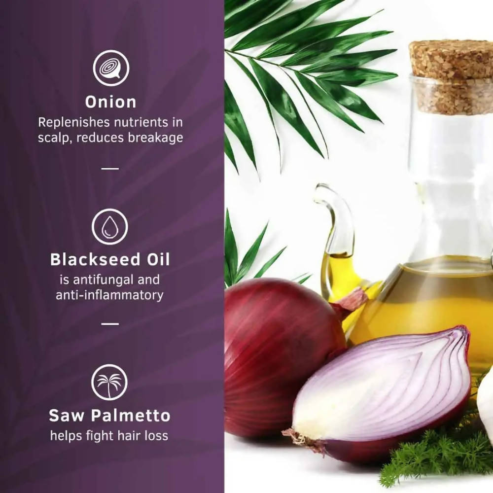 Ustraa Hair Oil Anti Hair Fall With Onion & Blackseed