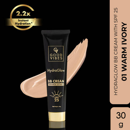 Good Vibes HydraGlow BB Cream SPF 25 with Orange Extract - Warm Ivory