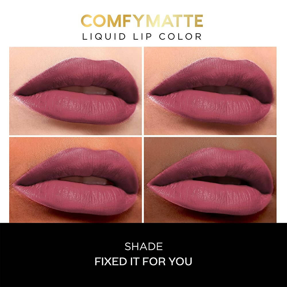 Faces Canada Comfy Matte Liquid Lipstick-Fixed It For You 11