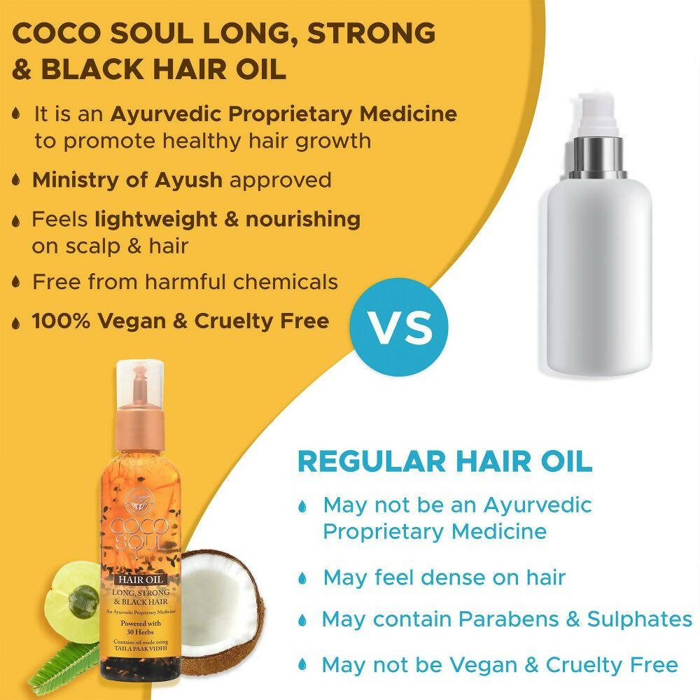 Coco Soul Hair Oil ???? Long Strong & Black