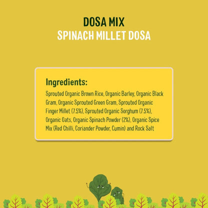 Timios Organic Millet Spinach Dosa Mix