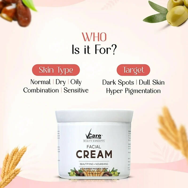 VCare Facial Cream For Glowing Skin