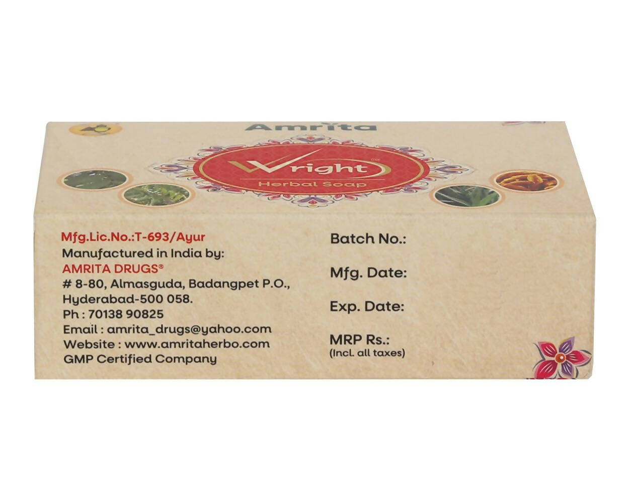 Amrita Wright Herbal Soap