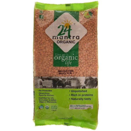 24 Mantra Organic Masoor Malka Dal