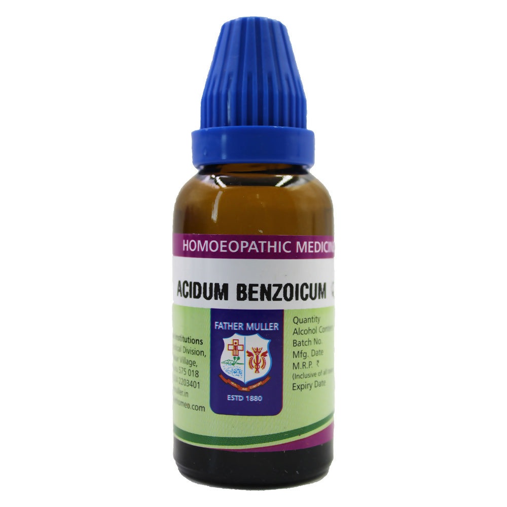 Father Muller Acidum Benzoicum Mother Tincture Q